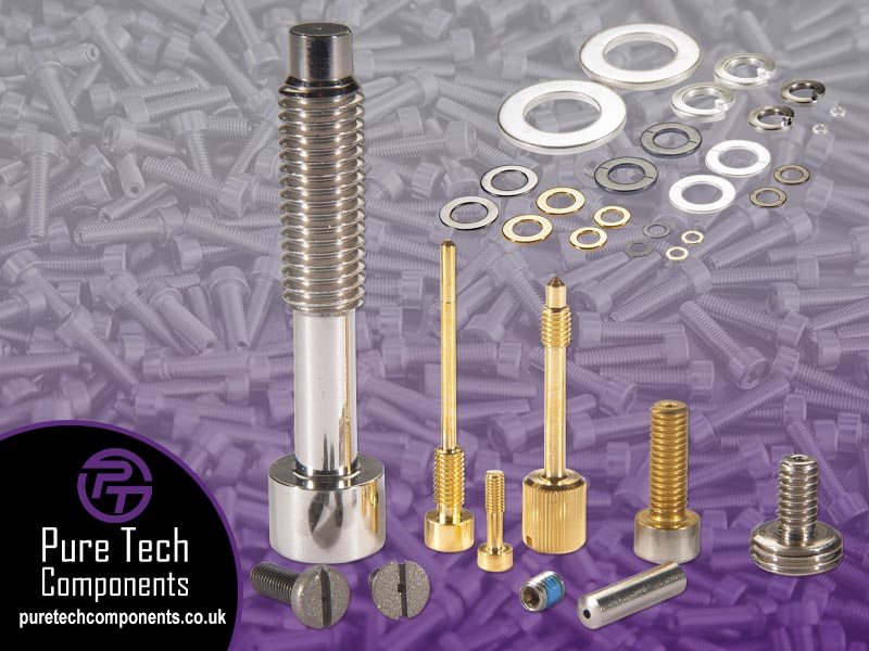 a variety of fasteners and washers